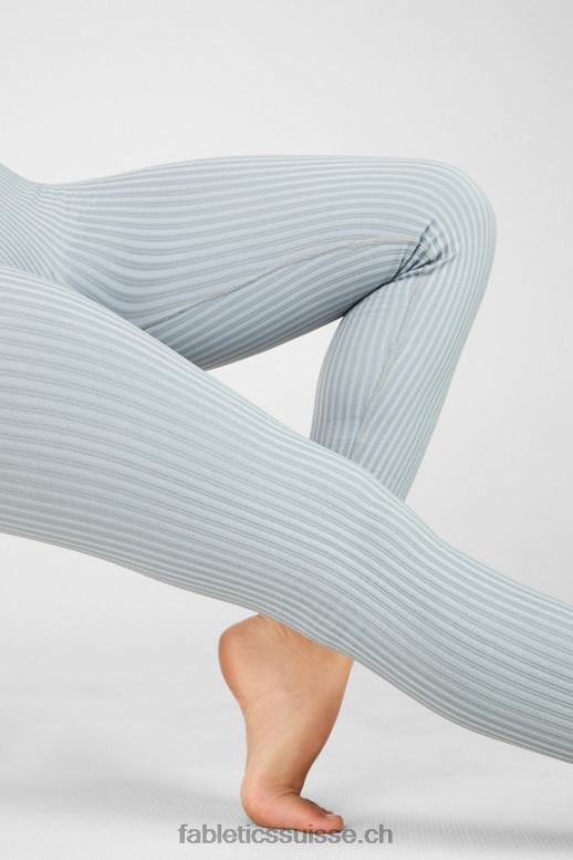 femmes legging côtelé taille haute sans coutures B0B6R1300 nuage de pluie/gris arctique Fabletics