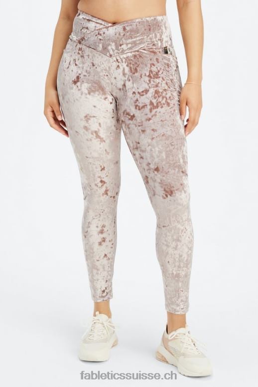 femmes legging croisé en velours frappé B0B6R1074 nounours Fabletics