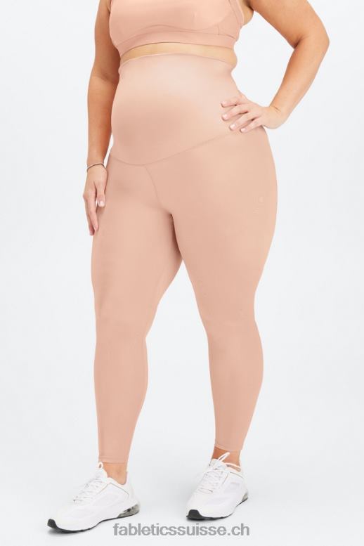 femmes legging de grossesse taille haute brillant B0B6R1180 éclat de teinte rose Fabletics