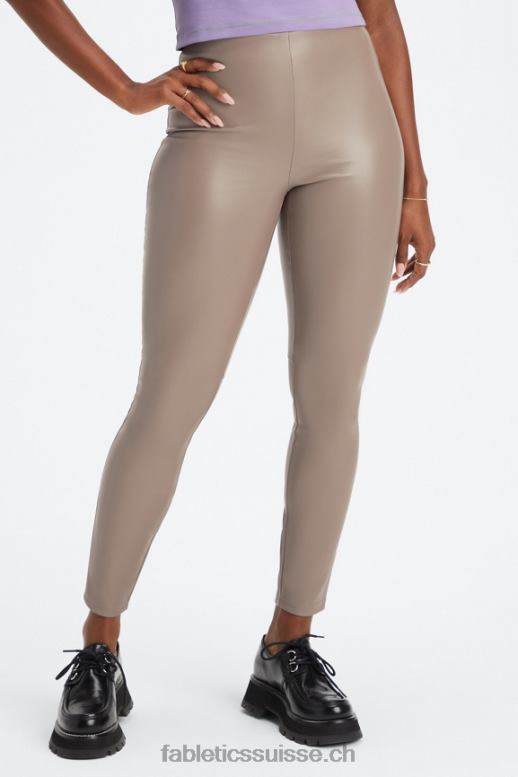 femmes legging en cuir végétalien à enfiler B0B6R1062 écorce de saule Fabletics