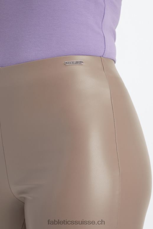 femmes legging en cuir végétalien à enfiler B0B6R1062 écorce de saule Fabletics