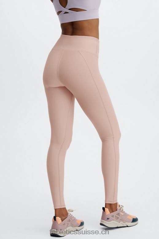 femmes legging essentiel taille haute therma-flex B0B6R1200 poussière de traînée Fabletics