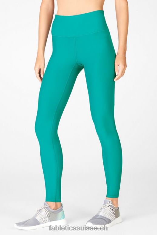 femmes legging essentiel taille haute therma-flex B0B6R1201 jade foncé Fabletics
