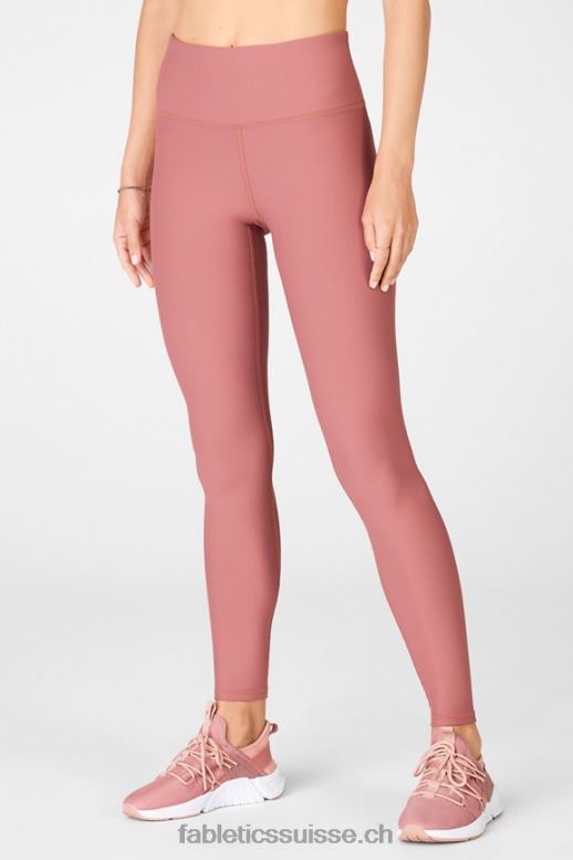 femmes legging essentiel taille haute therma-flex B0B6R1202 moka cerise Fabletics