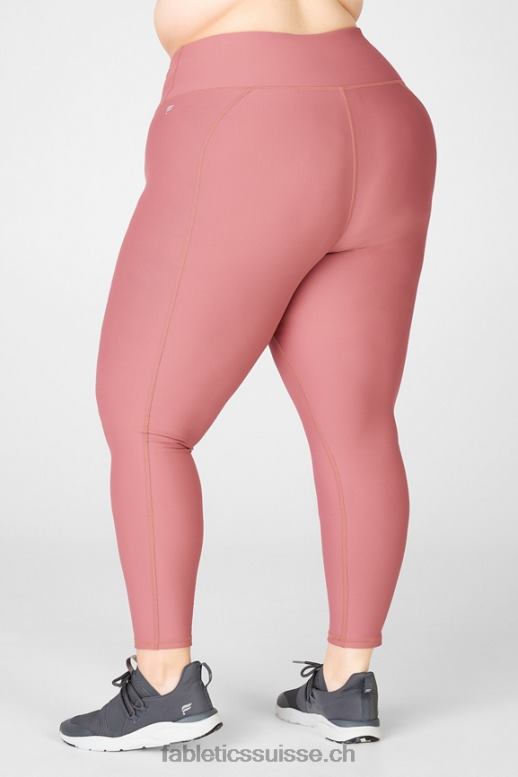 femmes legging essentiel taille haute therma-flex B0B6R1203 moka cerise Fabletics