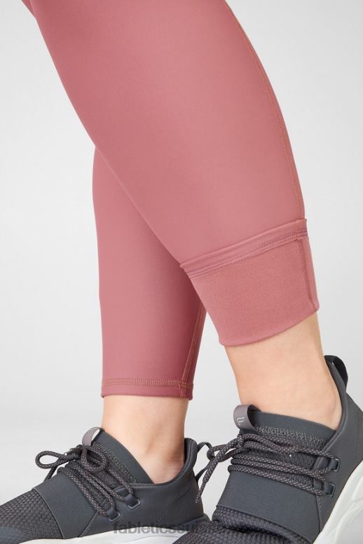 femmes legging essentiel taille haute therma-flex B0B6R1203 moka cerise Fabletics