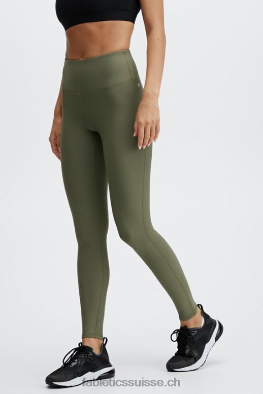 femmes legging essentiel taille haute therma-flex B0B6R1204 vert ardoise Fabletics