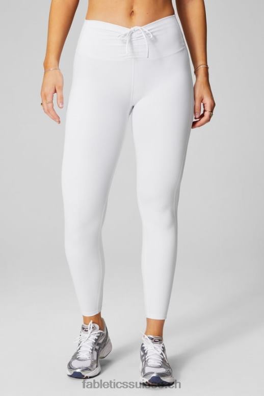 femmes legging froncé taille ultra haute pureluxe B0B6R870 blanc classique Fabletics