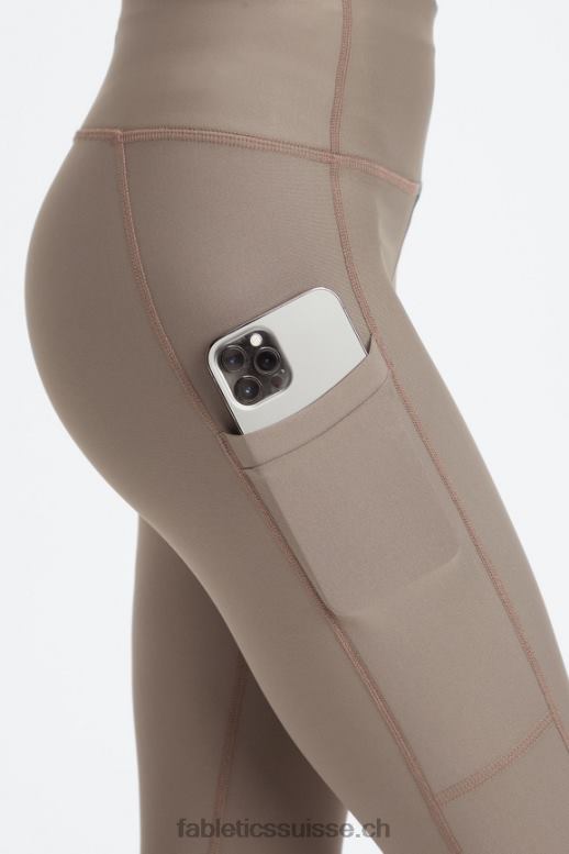 femmes legging à poche taille haute therma-flex B0B6R1034 écorce de saule Fabletics
