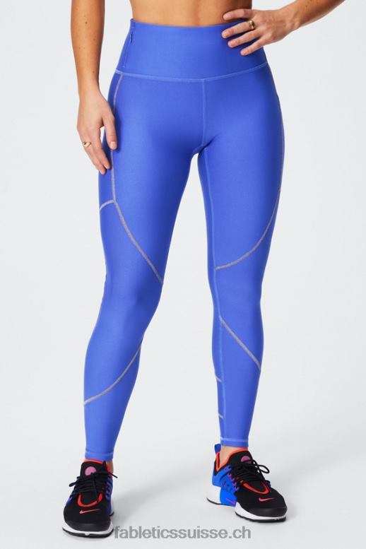 femmes legging à poche taille haute therma-flex B0B6R1035 piscina/gris minéral Fabletics