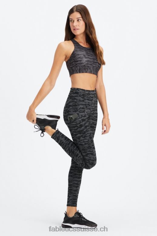 femmes legging à poche taille haute therma-flex B0B6R1037 tigresse en étain Fabletics