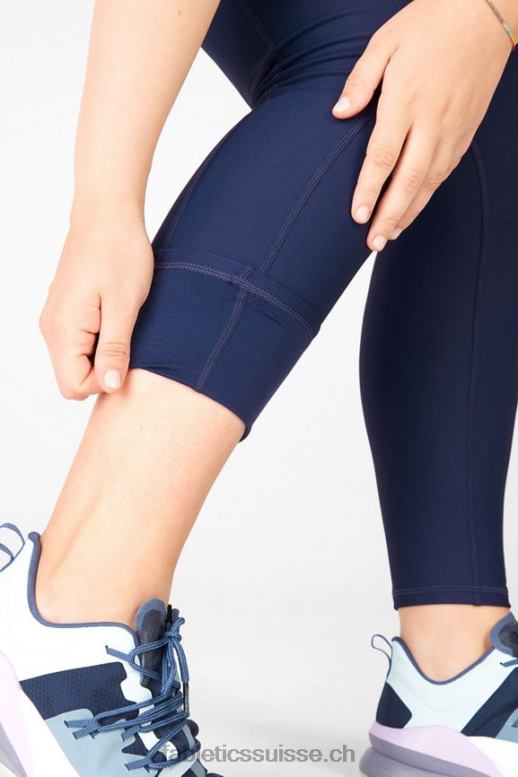 femmes legging à poche taille haute therma-flex B0B6R1039 marine Fabletics