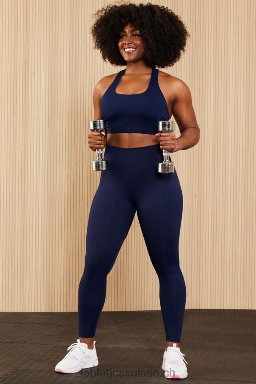 femmes legging taille haute 7/8 boost powerhold 57 B0B6R837 bleu marine foncé/multicolore Fabletics