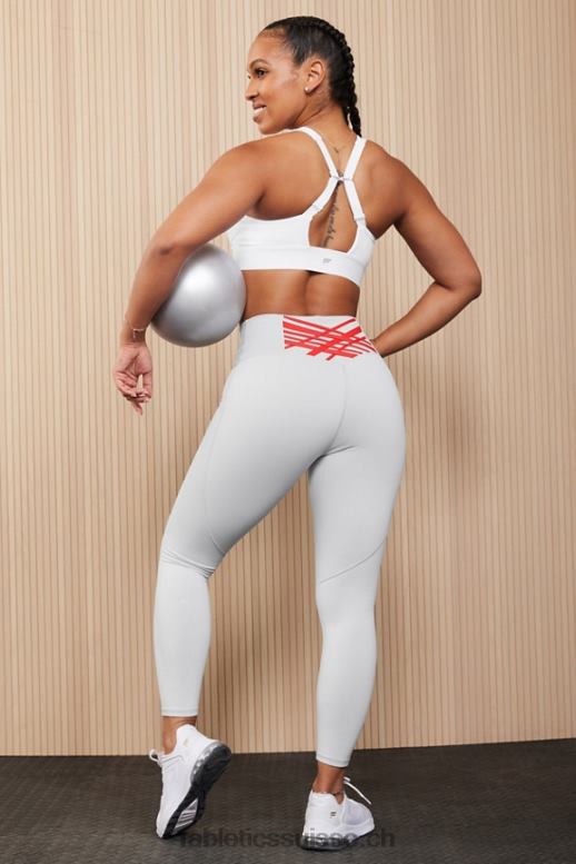 femmes legging taille haute 7/8 boost powerhold 59 B0B6R845 gris minéral/rouge fraise Fabletics