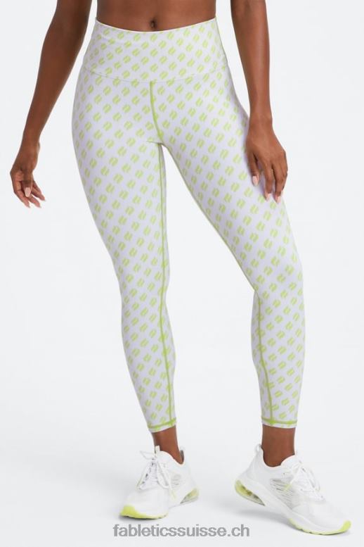 femmes legging taille haute 7/8 boost powerhold 59 B0B6R847 tranche de logo de limeade Fabletics