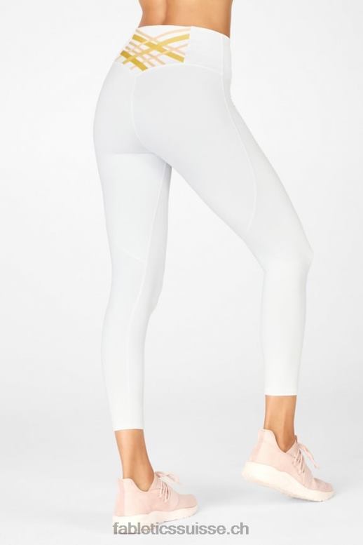 femmes legging taille haute 7/8 boost powerhold 62 B0B6R861 blanc/goutte de citron/sorbet orange Fabletics