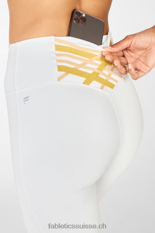 femmes legging taille haute 7/8 boost powerhold 62 B0B6R861 blanc/goutte de citron/sorbet orange Fabletics
