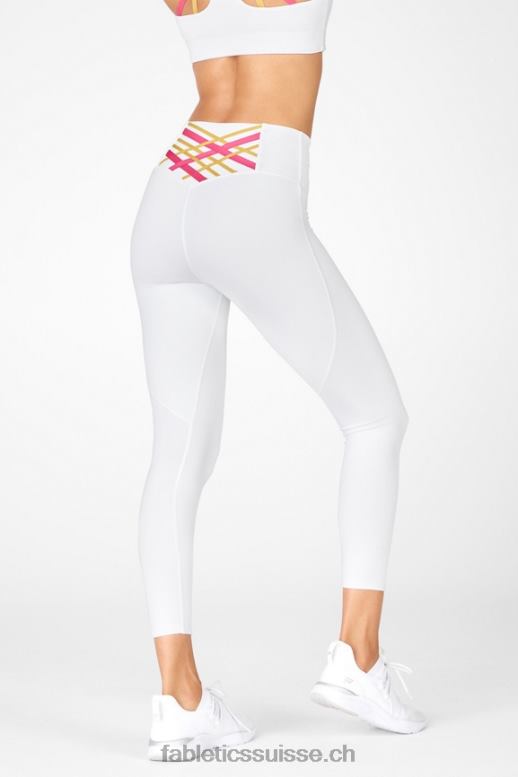 femmes legging taille haute 7/8 boost powerhold 62 B0B6R863 blanc/rose peluche multi Fabletics