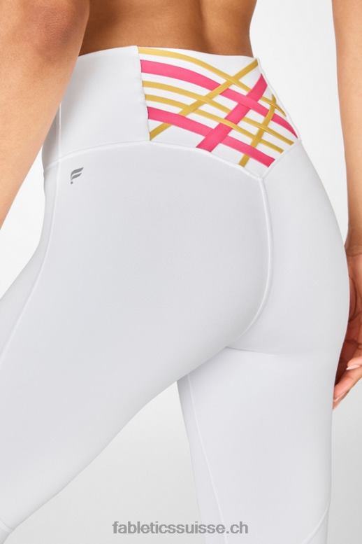 femmes legging taille haute 7/8 boost powerhold 62 B0B6R863 blanc/rose peluche multi Fabletics