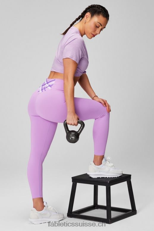 femmes legging taille haute 7/8 boost powerhold 84 B0B6R1196 grotte de cristal/chuchotement lilas/violet de suif Fabletics