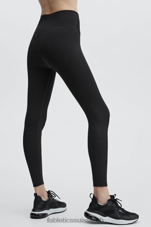femmes legging taille haute 7/8 sculptknit B0B6R1155 noir Fabletics