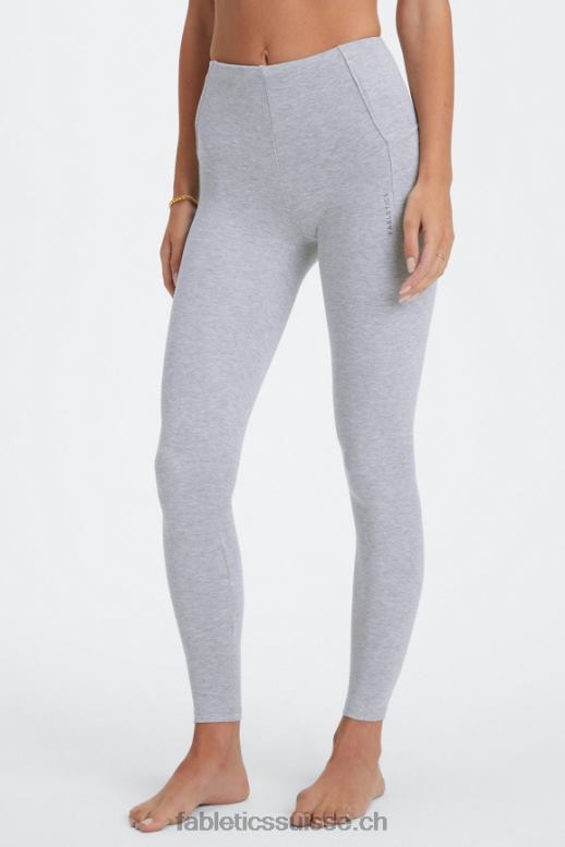 femmes legging taille haute B0B6R1132 gris chiné classique Fabletics