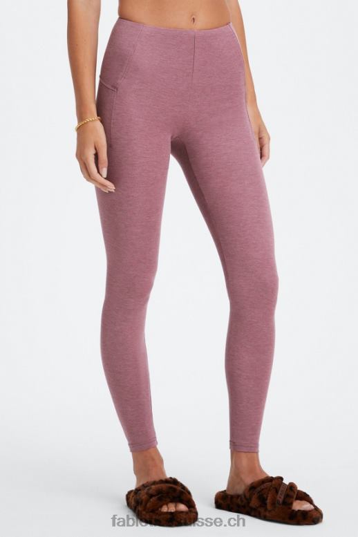 femmes legging taille haute B0B6R1134 bruyère de vin français Fabletics