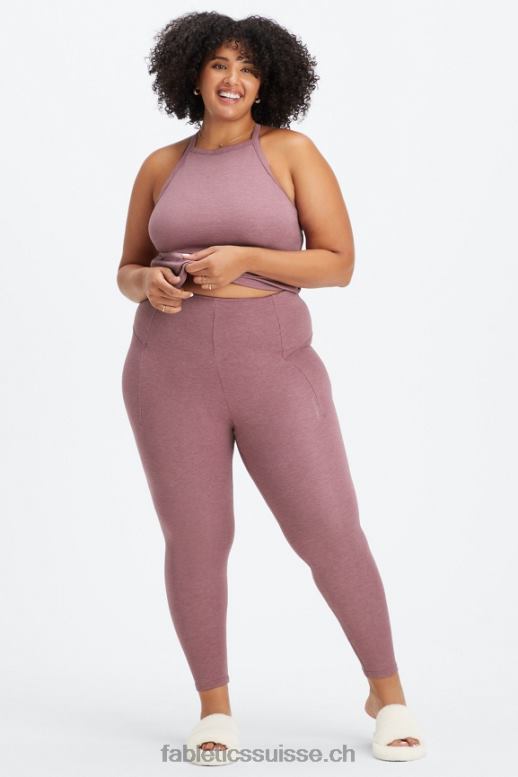 femmes legging taille haute B0B6R1135 bruyère de vin français Fabletics