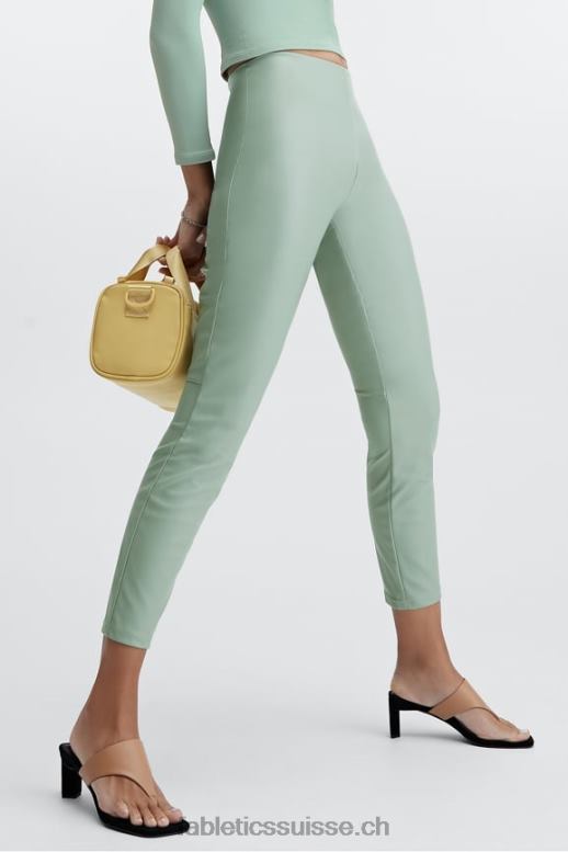 femmes legging taille haute en cuir vegan B0B6R1129 jardin poussiéreux Fabletics