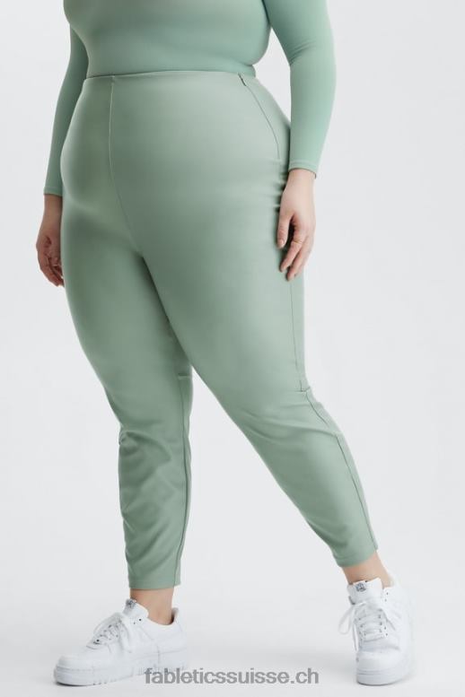 femmes legging taille haute en cuir vegan B0B6R1130 jardin poussiéreux Fabletics
