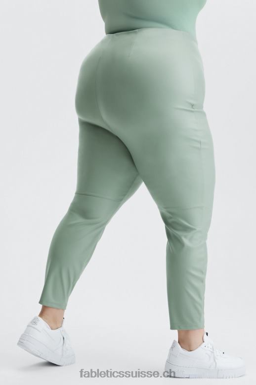 femmes legging taille haute en cuir vegan B0B6R1130 jardin poussiéreux Fabletics