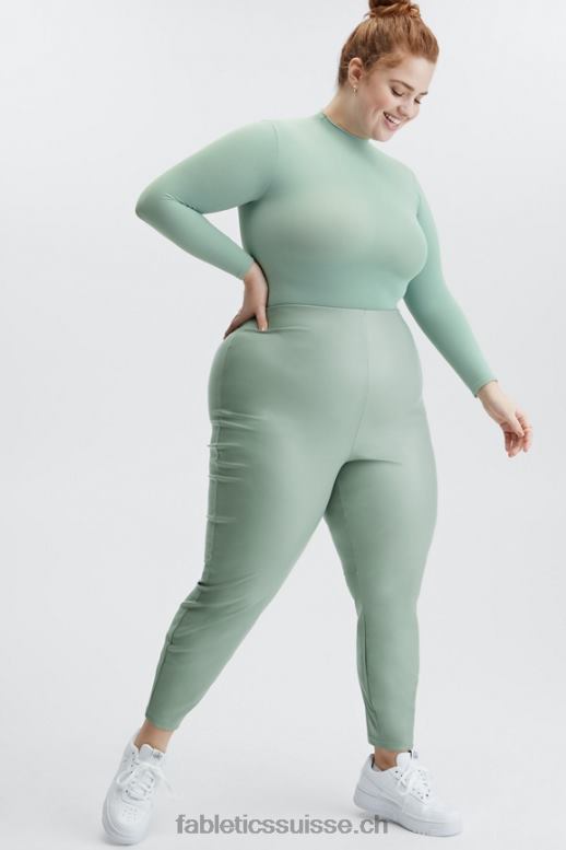 femmes legging taille haute en cuir vegan B0B6R1130 jardin poussiéreux Fabletics