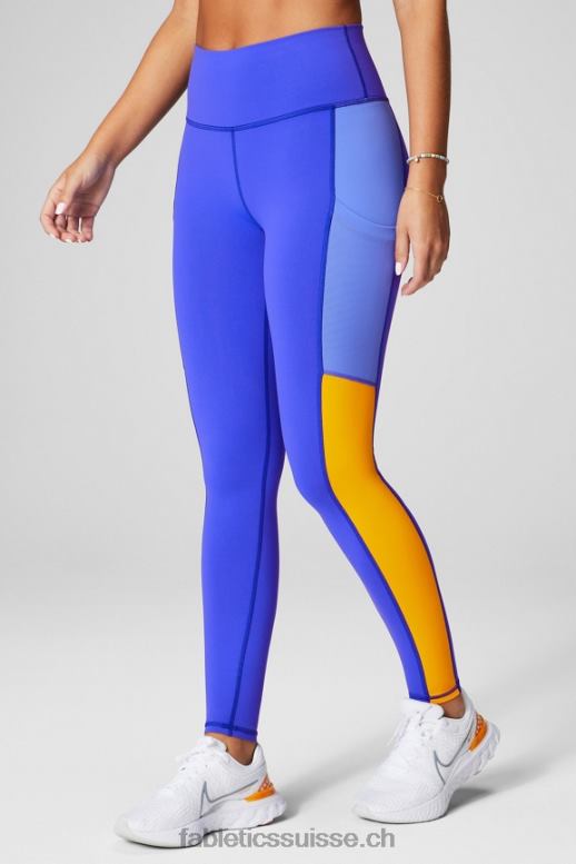 femmes legging taille haute powerhold nomade 38 B0B6R734 punch royal extrême/pervenche/soleil de l\'après-midi Fabletics