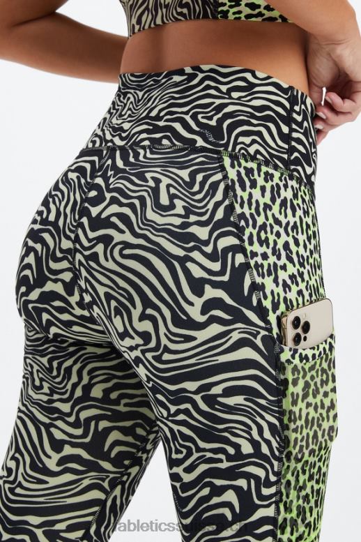 femmes legging taille haute powerhold nomade 40 B0B6R744 zèbre marbré/surligneur guépard ondulé Fabletics