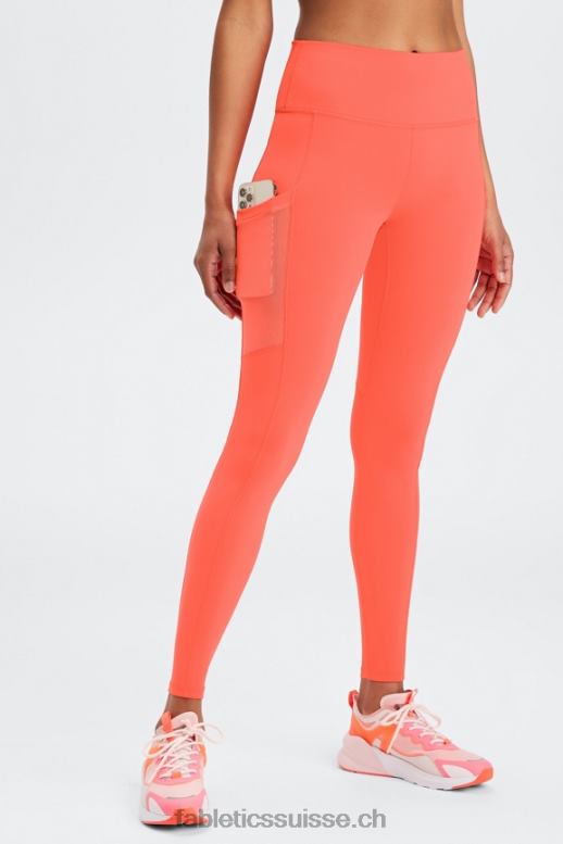 femmes legging taille haute powerhold nomade 41 B0B6R750 noir/rose évasion folie estivale Fabletics
