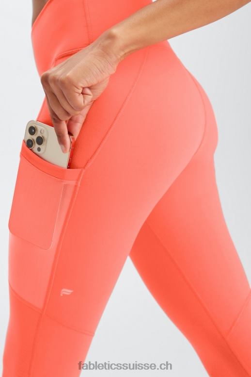 femmes legging taille haute powerhold nomade 41 B0B6R750 noir/rose évasion folie estivale Fabletics