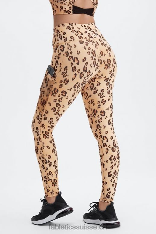 femmes legging taille haute powerhold nomade 42 B0B6R753 bleu marine profond/multi spraydient Fabletics