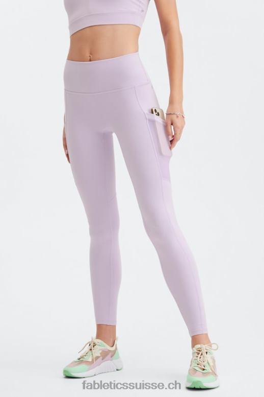 femmes legging taille haute powerhold nomade 42 B0B6R755 crème au beurre noir/rose Fabletics