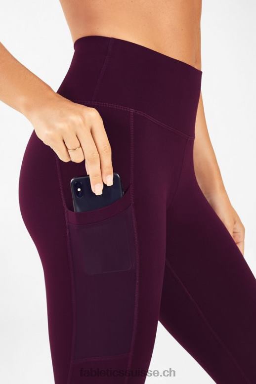 femmes legging taille haute powerhold nomade 43 B0B6R758 pointe blanche/noire Fabletics