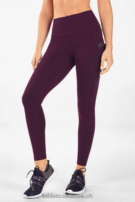 femmes legging taille haute powerhold nomade 43 B0B6R758 pointe blanche/noire Fabletics