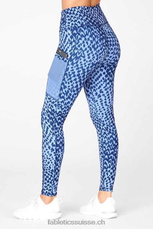 femmes legging taille haute powerhold nomade 43 B0B6R761 gris classique chiné/os Fabletics