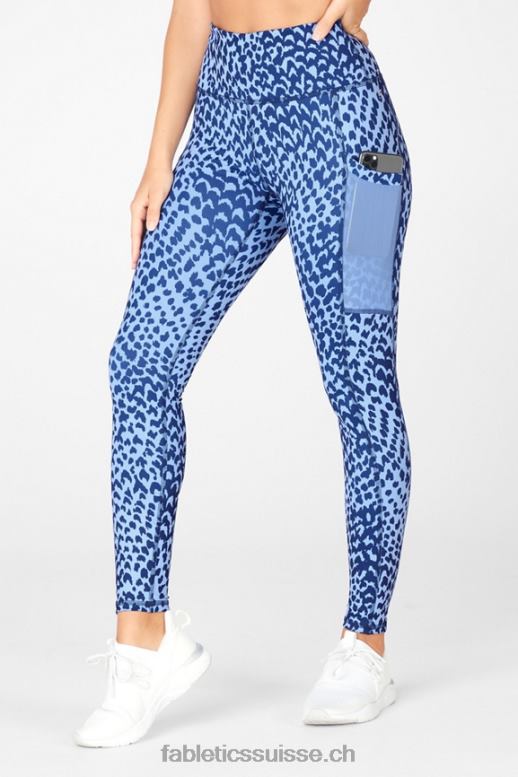 femmes legging taille haute powerhold nomade 43 B0B6R761 gris classique chiné/os Fabletics