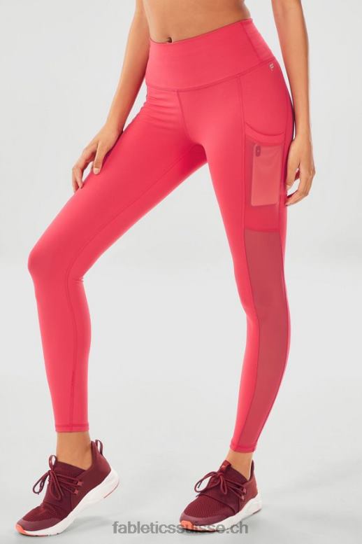 femmes legging taille haute powerhold nomade 43 B0B6R762 rose ardoise/rouge adrénaline Fabletics