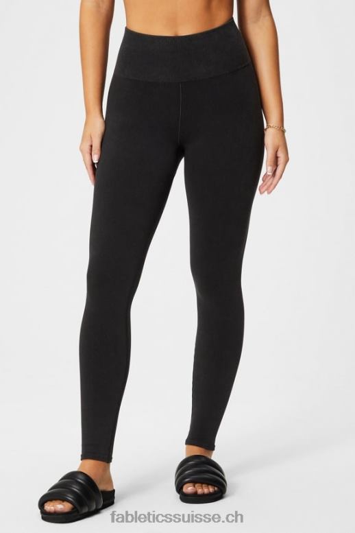 femmes legging à taille haute sans couture B0B6R832 millésime noir Fabletics
