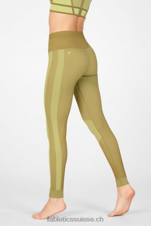 femmes legging taille haute sans coutures B0B6R1327 thym/menthe fraîche Fabletics