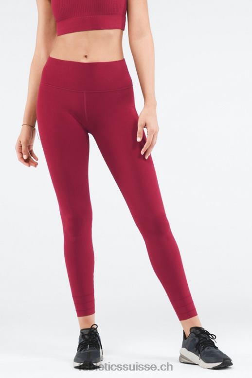 femmes legging taille haute taille haute sculptknit B0B6R1216 éclat de cerise Fabletics
