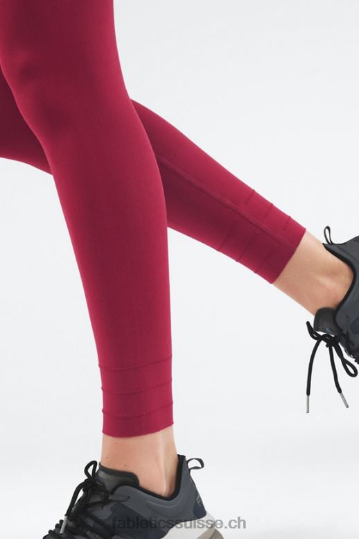 femmes legging taille haute taille haute sculptknit B0B6R1216 éclat de cerise Fabletics