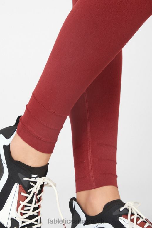 femmes legging taille haute taille haute sculptknit B0B6R1217 rouge ombrie Fabletics