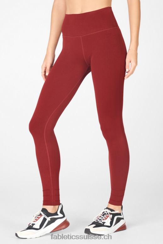 femmes legging taille haute taille haute sculptknit B0B6R1217 rouge ombrie Fabletics