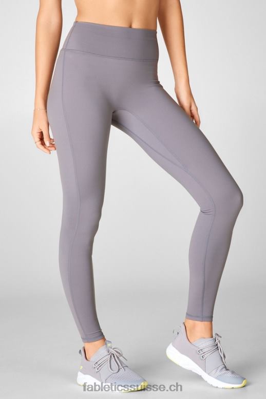 femmes legging taille haute trinity motion365 80 B0B6R1117 gris carrière/blanc Fabletics